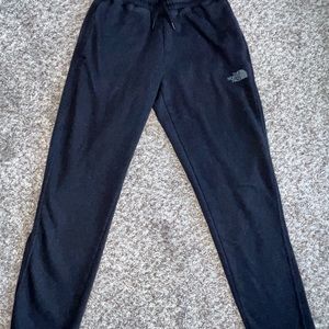 XS black north face sweatpants